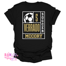 Load image into Gallery viewer, Soccer - Custom Team White with Gold