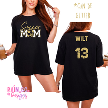 Load image into Gallery viewer, Soccer - Soccer Mom Gold & White (No Glitter)