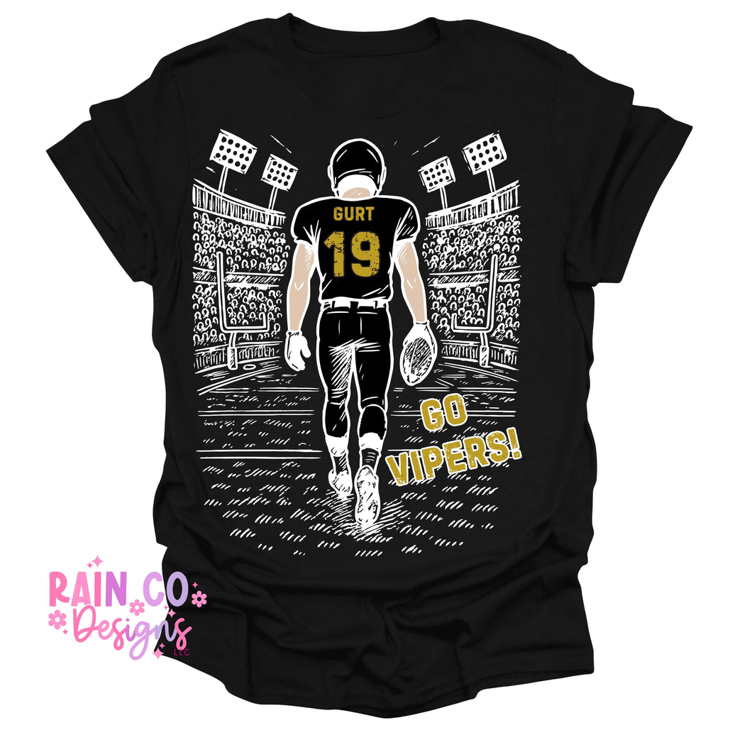 Football Player Stadium Custom