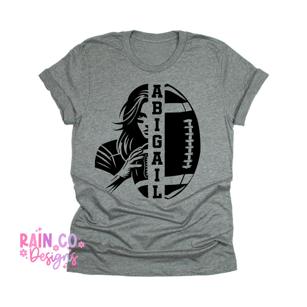 Half Football Half Girl