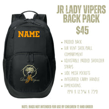 Load image into Gallery viewer, JLV Backpack
